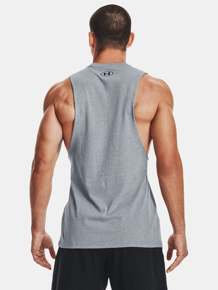 Under Armour Muška majica Under Armour UA LEFT CHEST CUT OFF TANK-GRY