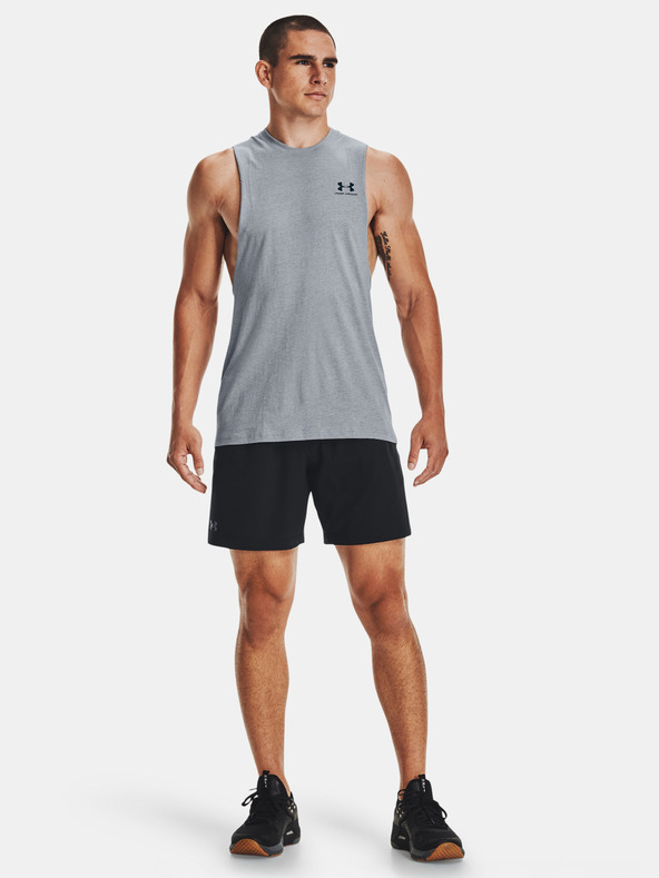 Under Armour Muška majica Under Armour UA LEFT CHEST CUT OFF TANK-GRY
