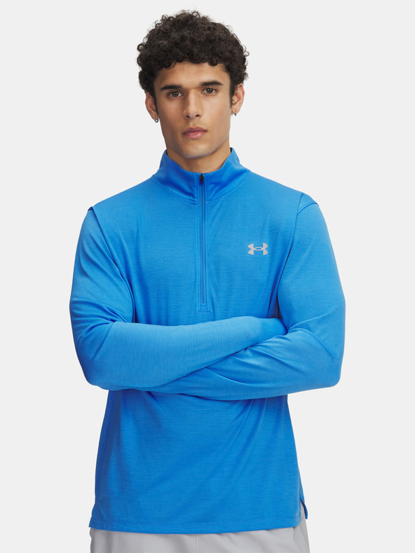 Under Armour Muška majica Under Armour UA LAUNCH 1/4 ZIP-BLU