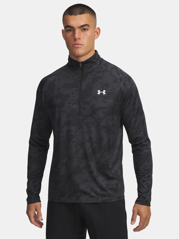 Under Armour Muška majica Under Armour UA Tech 2.0 1/2 Zip-BLK