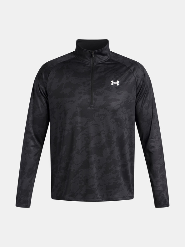 Under Armour Muška majica Under Armour UA Tech 2.0 1/2 Zip-BLK