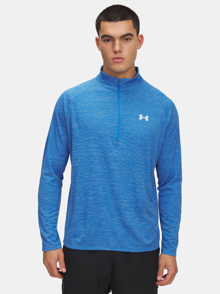 Under Armour Muška majica Under Armour UA Tech Textured 1/2 Zip-BLU