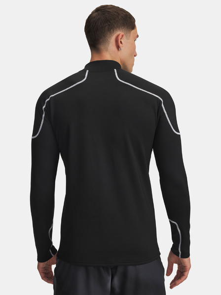 Under Armour Muška majica Under Armour Cold Weather Grid LS Mock-BLK
