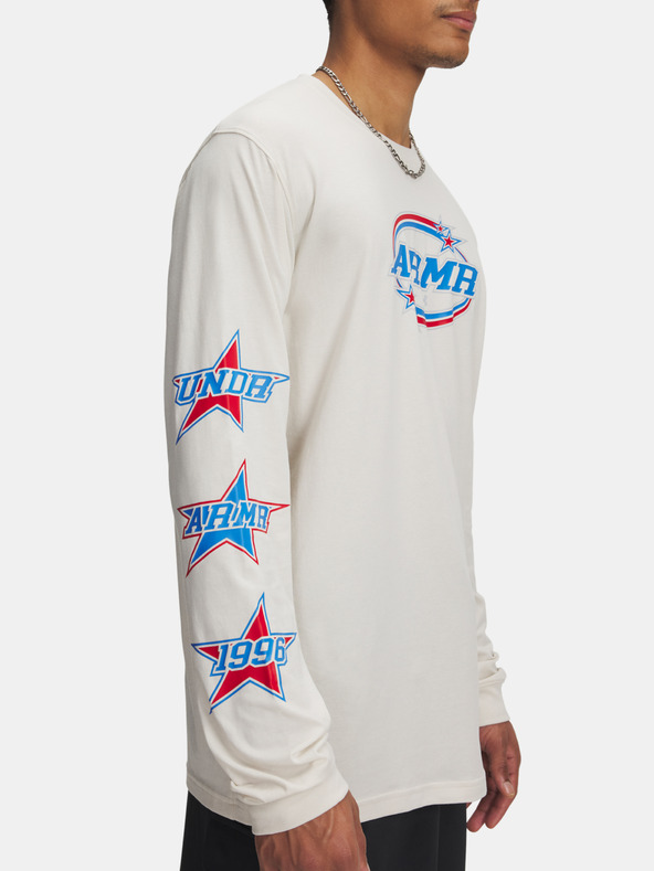 Under Armour Muška majica Under Armour UA 60/40S STACKED STARS LS-BRN