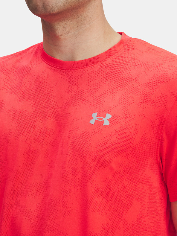 Under Armour Muška majica Under Armour UA Launch Camo SS-RED