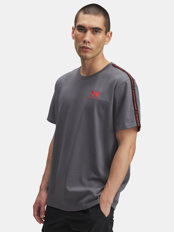 Under Armour Muška majica Under Armour UA Icon HWT Tee Taping-GRY