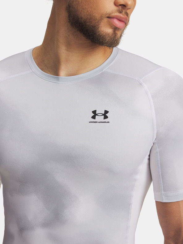 Under Armour Muška majica Under Armour UA HG Armour Printed SS-WHT