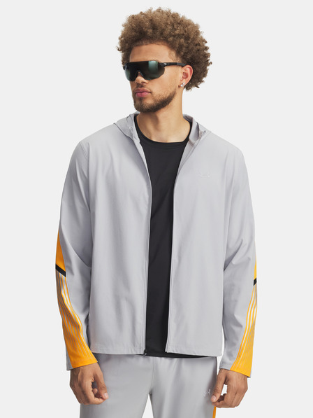 Under Armour Muška jakna Under Armour UA Velociti Storm Hooded Jkt-GRY