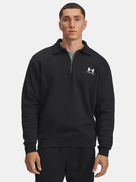 Under Armour Muška jakna Under Armour UA Icon Flc Collar 1/4 Zip-BLK