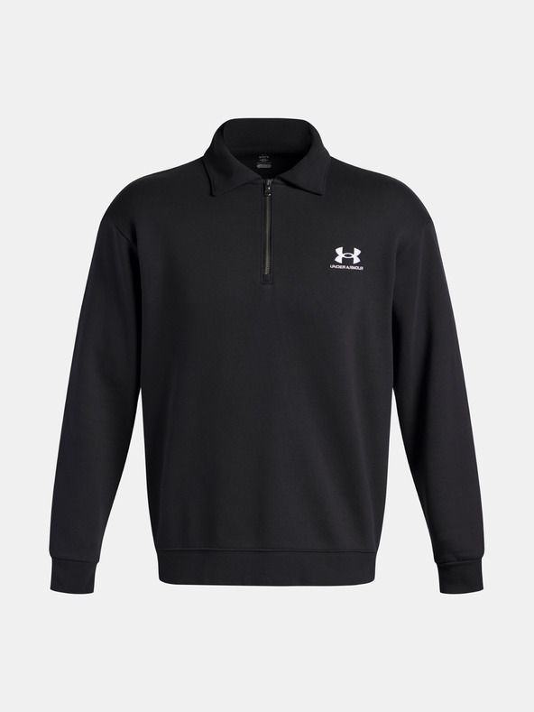 Under Armour Muška jakna Under Armour UA Icon Flc Collar 1/4 Zip-BLK