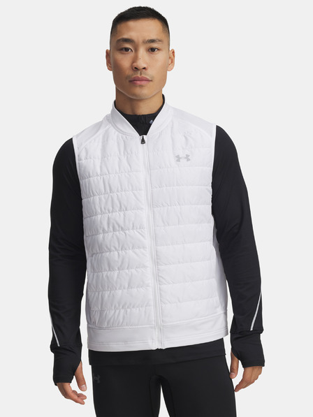 Under Armour Muški prsluk Under Armour UA Launch Insulated Vest-WHT