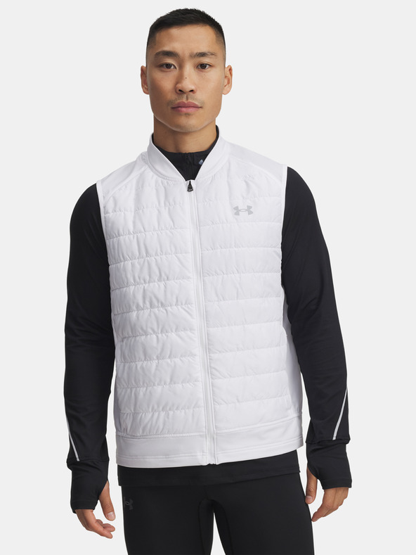 Under Armour Muški prsluk Under Armour UA Launch Insulated Vest-WHT