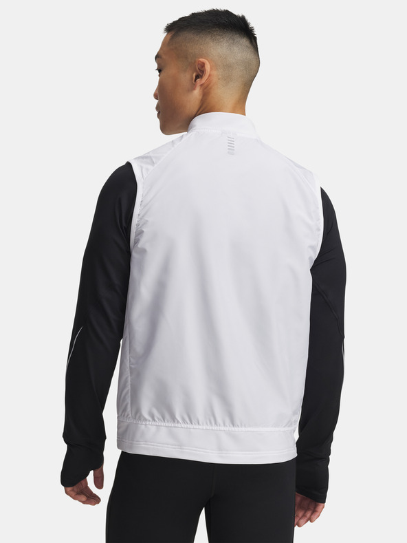 Under Armour Muški prsluk Under Armour UA Launch Insulated Vest-WHT