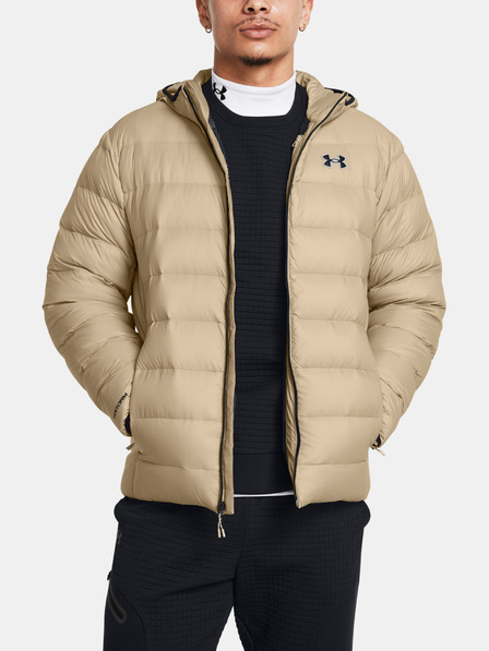 Under Armour Muška jakna Under Armour LEGEND DOWN HOODED JACKET-BRN