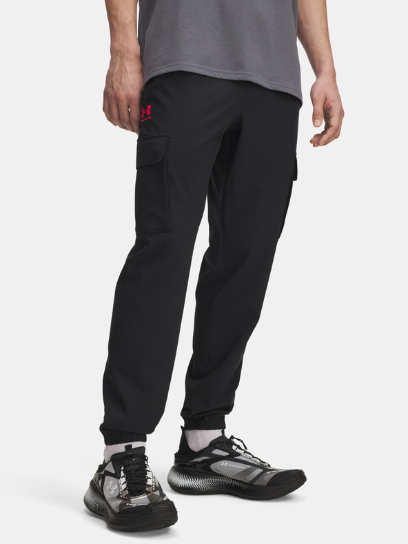 Under Armour Muške sportske hlače Under Armour UA Vibe Woven Cargo Pants-BLK