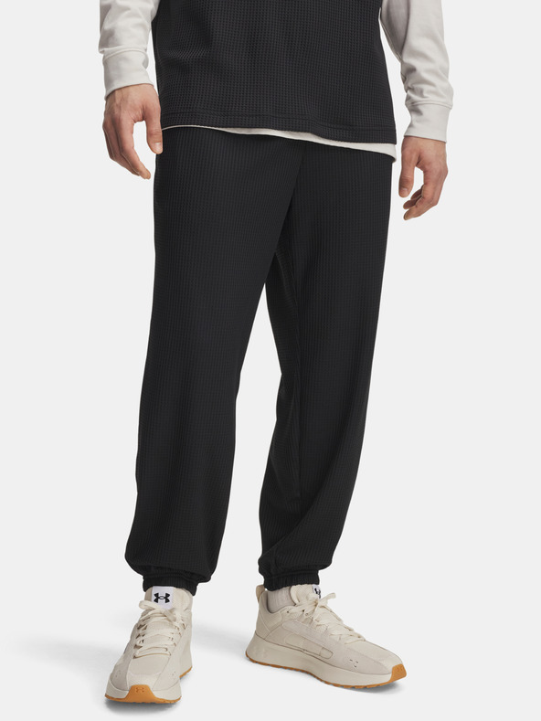 Under Armour Muške trenirke Under Armour UA Rival Waffle Jogger-BLK