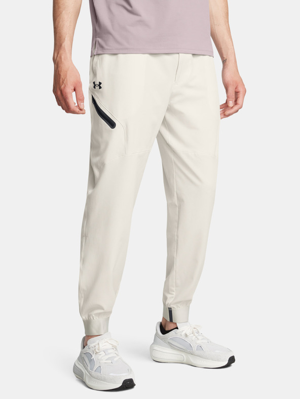 Under Armour Muške trenirke Under Armour UA Unstoppable Joggers-WHT