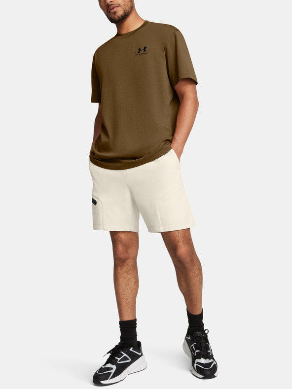 Under Armour Muške kratke hlače Under Armour UA Unstoppable Flc Shorts-WHT