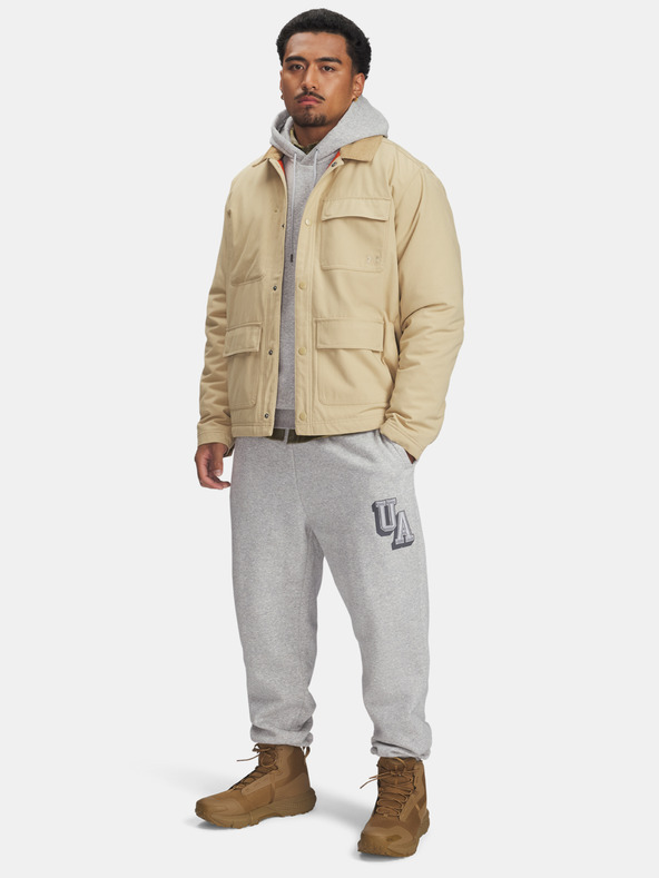 Under Armour Muška dukserica Under Armour UA Icon Flc Graphic Top-GRY