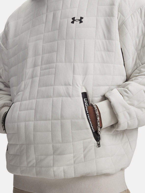 Under Armour Muška dukserica Under Armour UA Unstoppable Flc Txtr Hdy-WHT