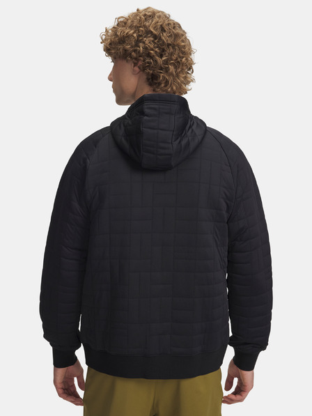 Under Armour Muška dukserica Under Armour UA Unstoppable Flc Txtr FZ-BLK