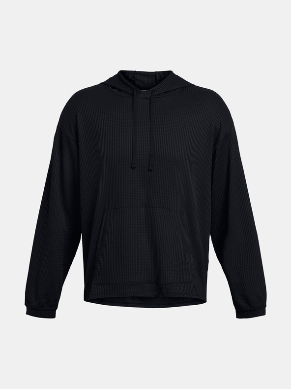 Under Armour Muška dukserica Under Armour UA Rival Waffle Hoodie-BLK