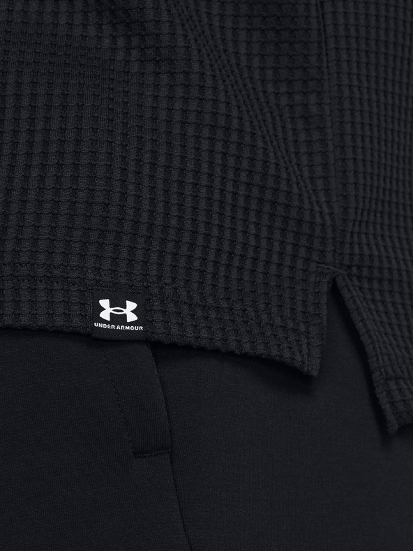Under Armour Muška dukserica Under Armour UA Rival Waffle Hoodie-BLK