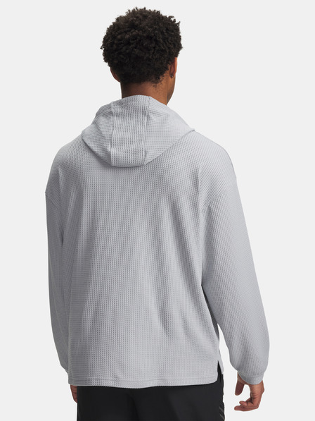 Under Armour Muška dukserica Under Armour UA Rival Waffle Hoodie-GRY