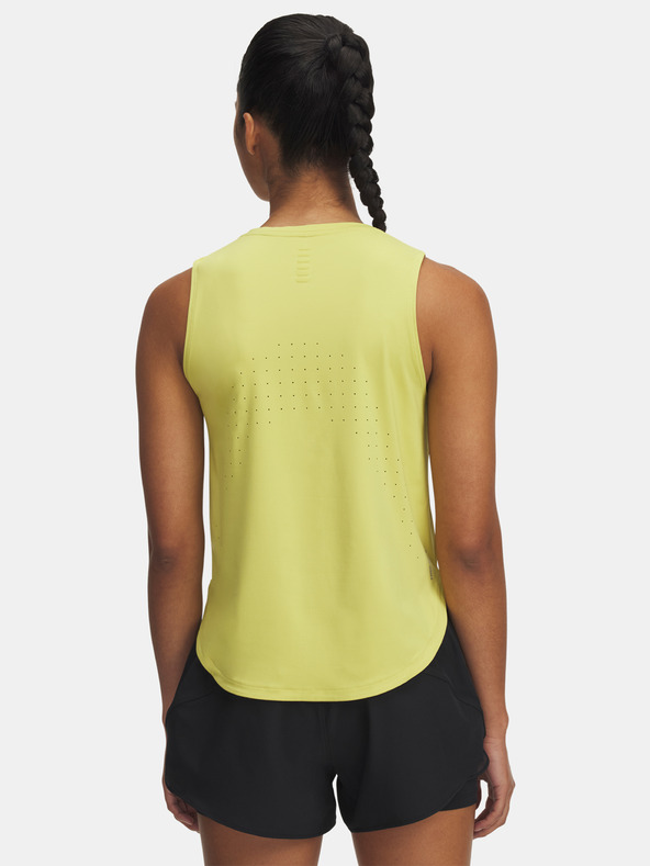 Under Armour Ženski top Under Armour UA Launch Elite Tank-YLW