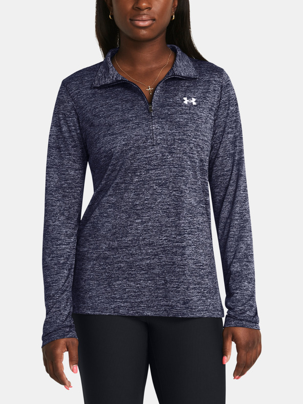 Under Armour Ženska majica Under Armour Tech 1/2 Zip- Twist-BLU