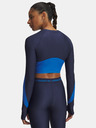 Under Armour Ženska majica Under Armour UA HG Rib 1/4 Zip-BLU