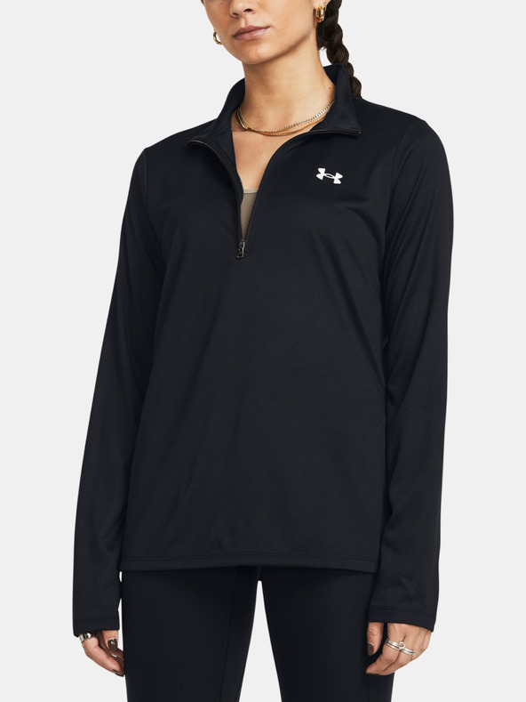 Under Armour Ženska majica kratkih rukava Under Armour Tech 1/2 Zip- jednobojna
