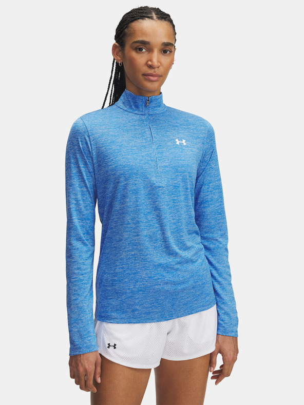 Under Armour Ženska majica Under Armour Tech 1/2 Zip- Twist-BLU