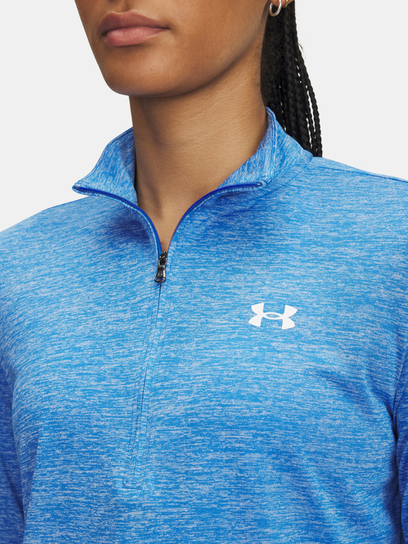Under Armour Ženska majica Under Armour Tech 1/2 Zip- Twist-BLU