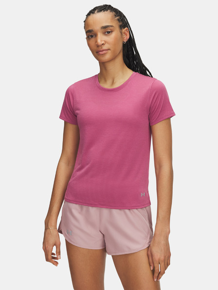 Under Armour Ženska majica Under Armour UA Launch Shortsleeve-RED