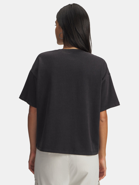 Under Armour Ženska majica Under Armour UA HWT Boxy Wash SS-BLK