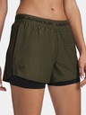 Under Armour Ženske kratke hlačice Under Armour Tech Play Up 2in1 Shorts-GRN