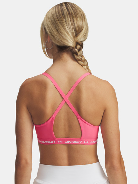 Under Armour Ženski grudnjak Under Armour UA Crossback Low Bra-PNK