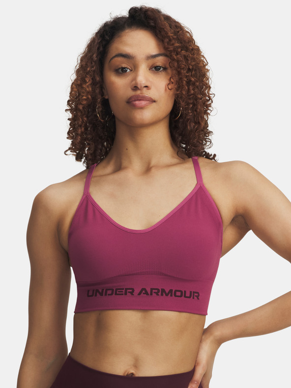 Under Armour Ženski grudnjak Under Armour Vanish Seamless Low Bra-RED