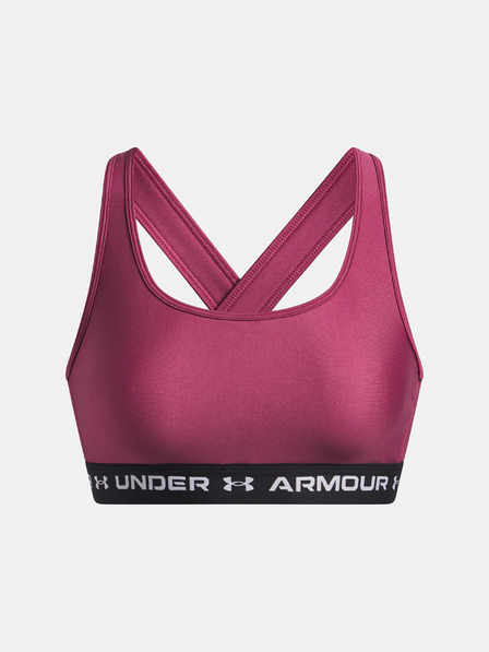 Under Armour Ženski grudnjak Under Armour Crossback Mid Bra-RED