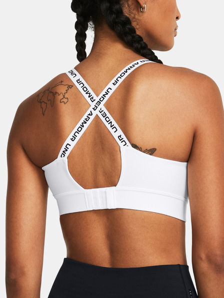 Under Armour Ženski grudnjak Under Armour UA Infinity Mid 2.0 Bra-WHT