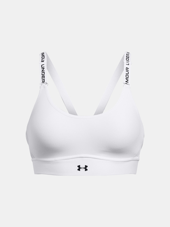 Under Armour Ženski grudnjak Under Armour UA Infinity Mid 2.0 Bra-WHT