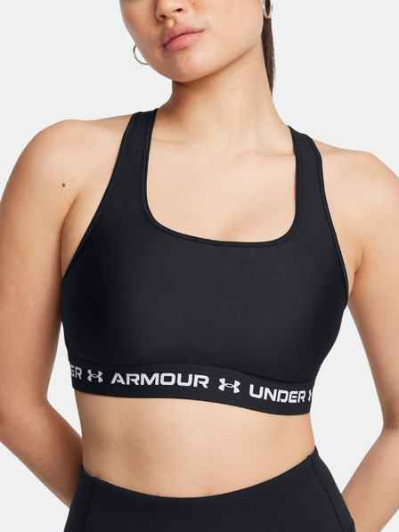 Under Armour Ženski grudnjak Under Armour Crossback Mid Bra-BLK