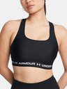 Under Armour Ženski grudnjak Under Armour Crossback Mid Bra-BLK