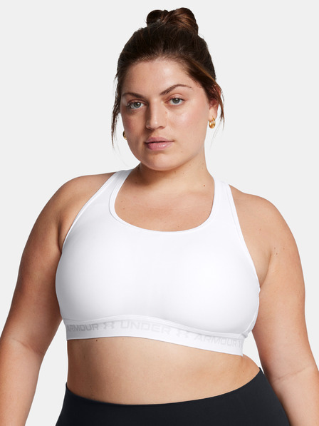 Under Armour Ženski grudnjak Under Armour UA Crossback Mid Bra&-WHT