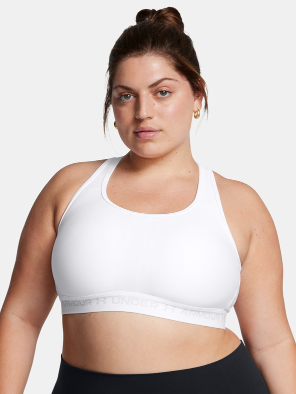 Under Armour Ženski grudnjak Under Armour UA Crossback Mid Bra&-WHT
