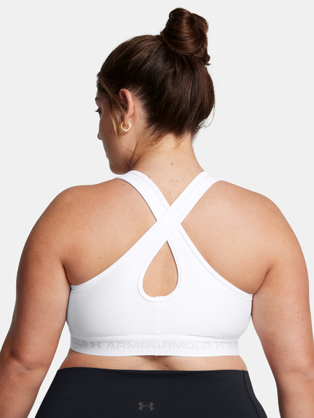 Under Armour Ženski grudnjak Under Armour UA Crossback Mid Bra&-WHT