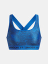 Under Armour Ženski grudnjak Under Armour Crossback Mid Print-BLU