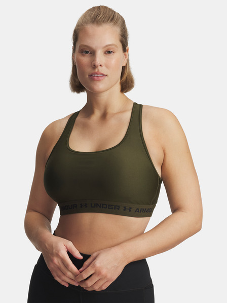 Under Armour Ženski grudnjak Under Armour Crossback Mid Bra-GRN