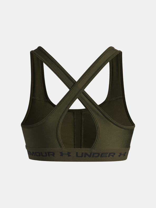 Under Armour Ženski grudnjak Under Armour Crossback Mid Bra-GRN